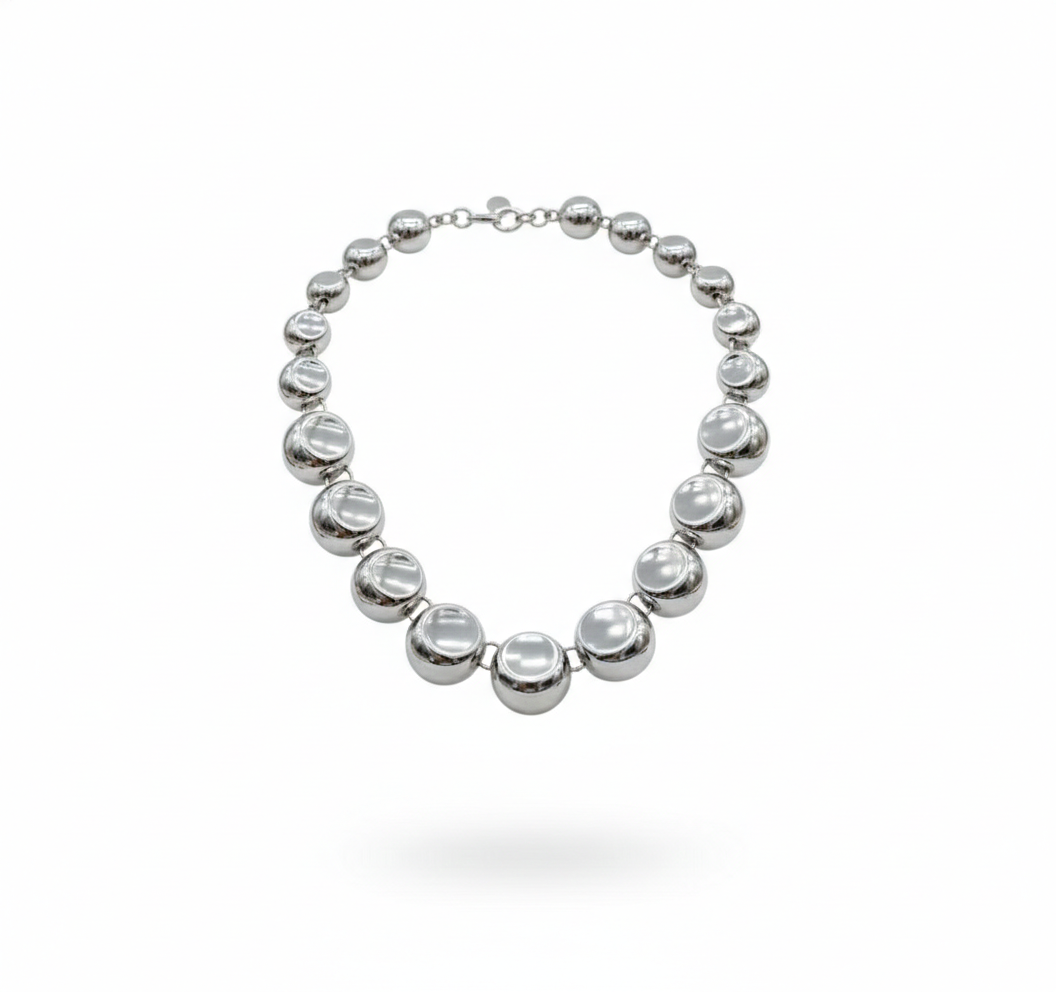 Collar laminado Pow Silver