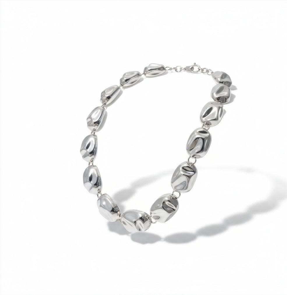 Collar laminado Conch Silver